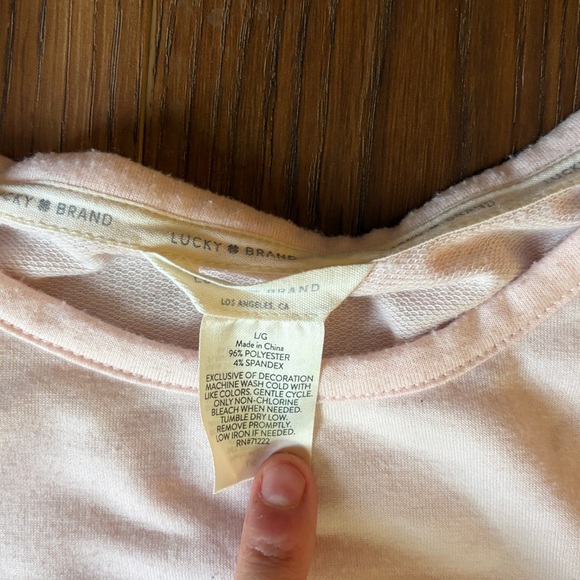 Lucky Brand Soft Pink Lounge/Pajama Set - Picture 6 of 11
